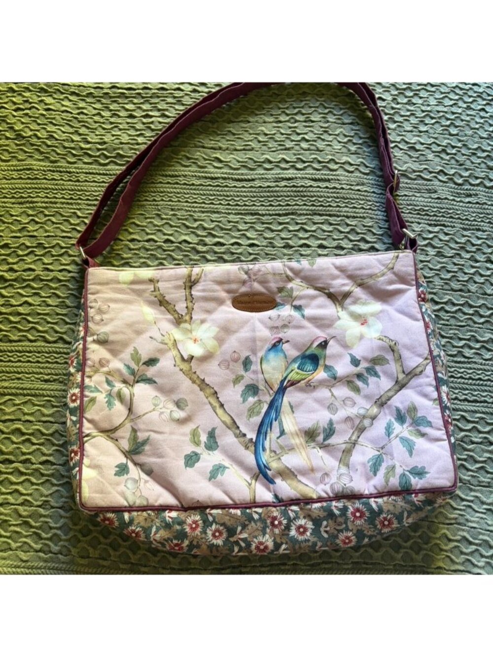 Maison d' Hermine Shoulder/ Crossbody Bag Birds Nature